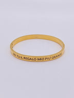 Braccialetto rigido con dediche