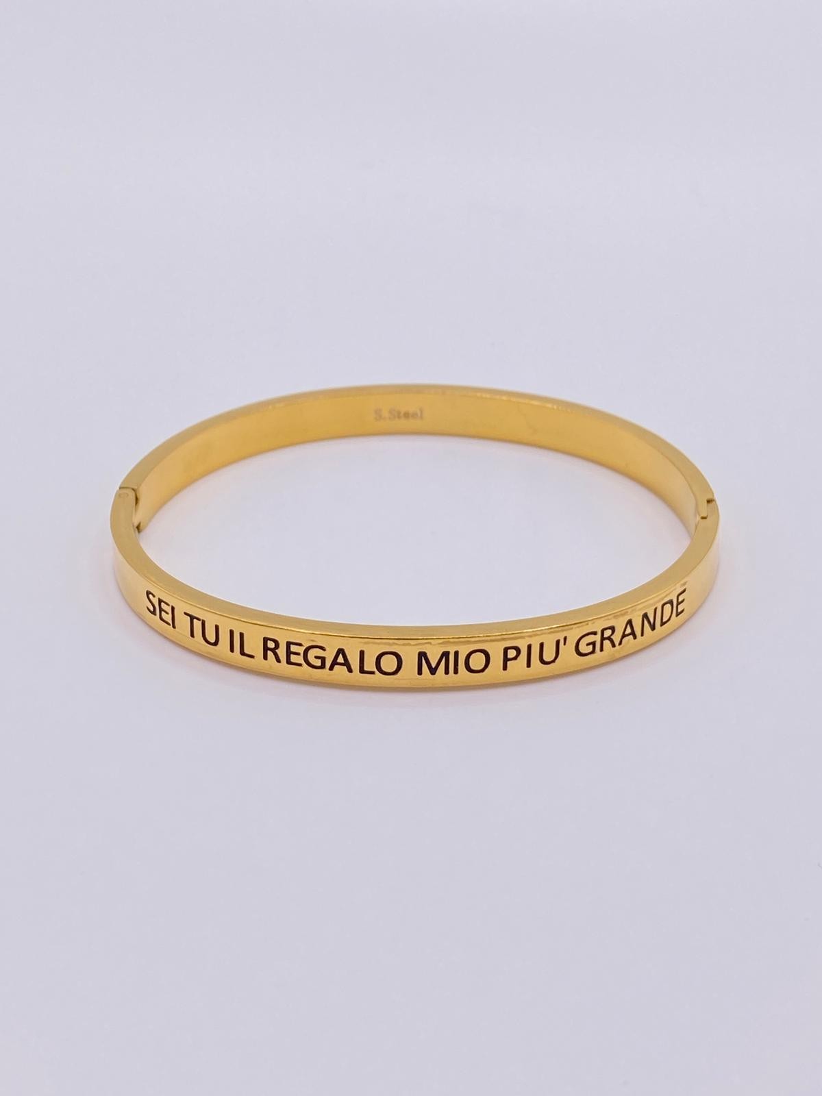 Braccialetto rigido con dediche