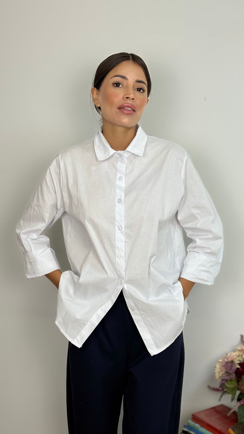 Camicia Bianca Cotone