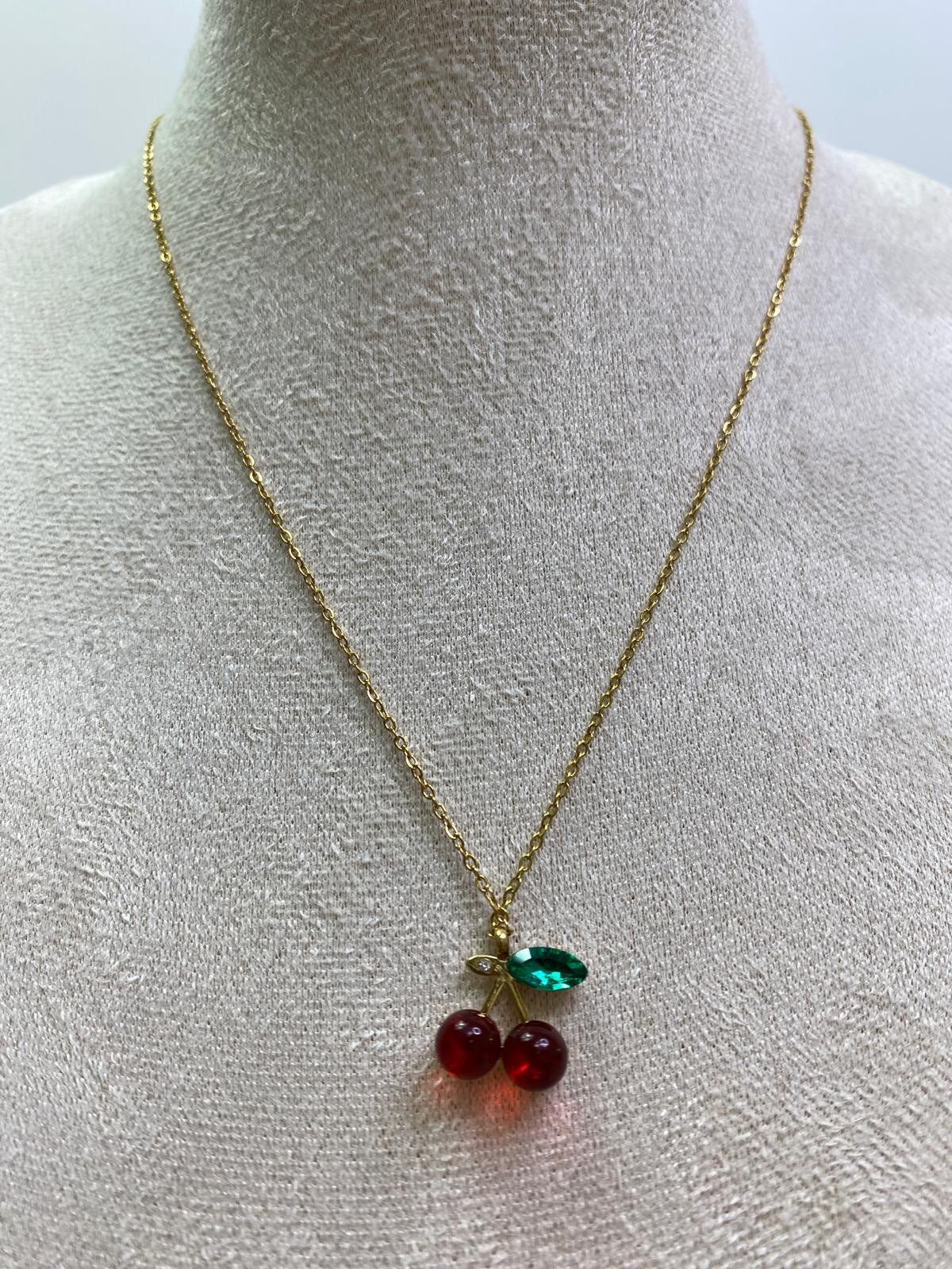 Collana baby ciliegia