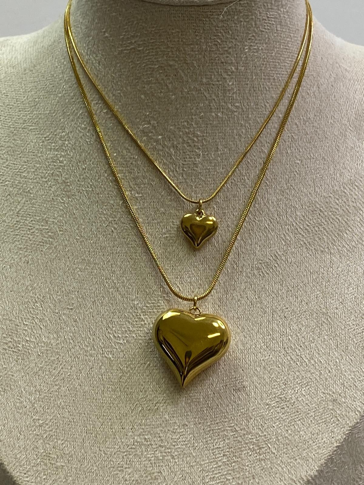 Collana due cuori