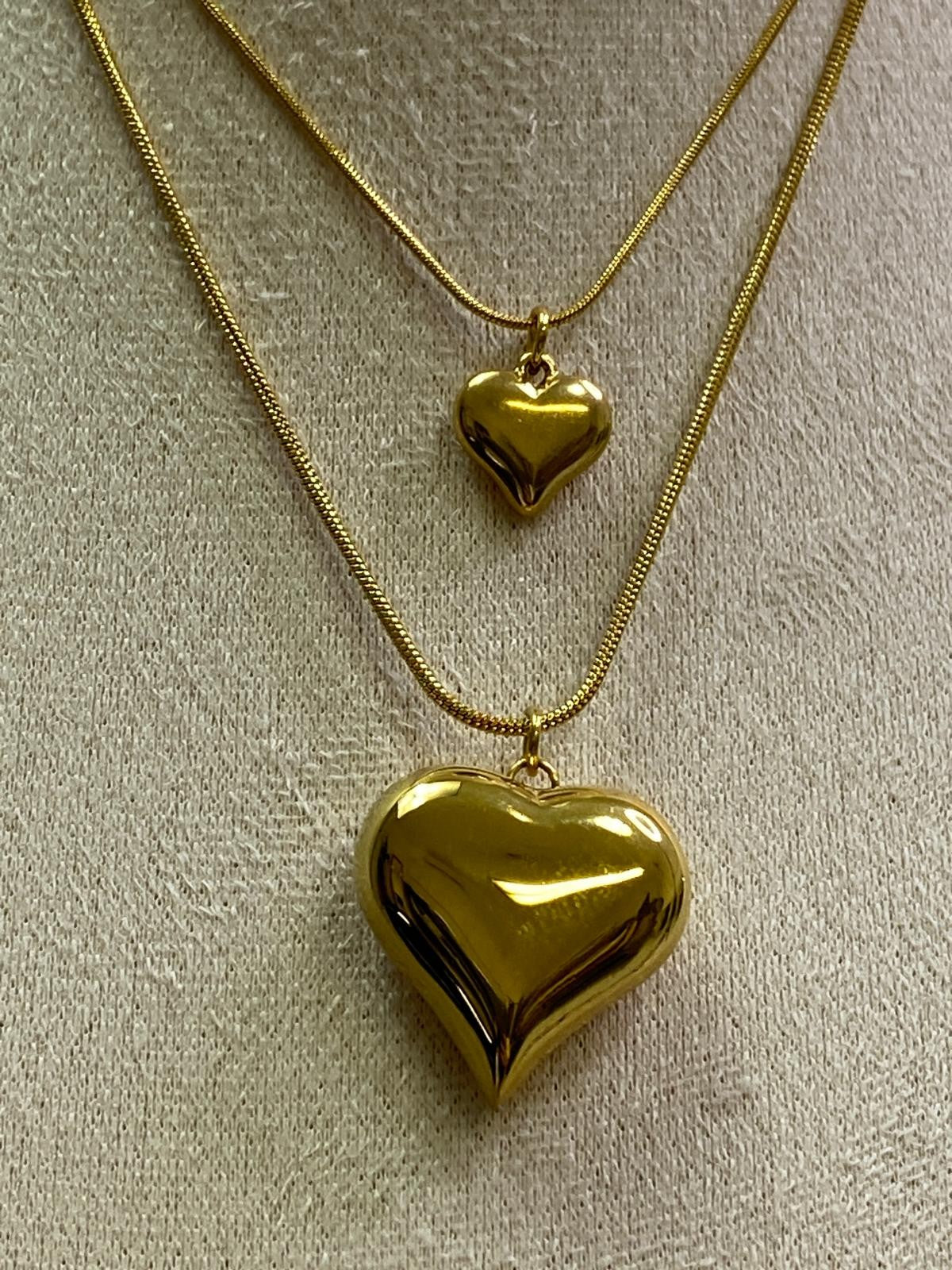 Collana due cuori