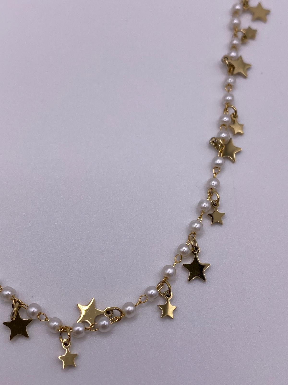 Collana perline e stelle