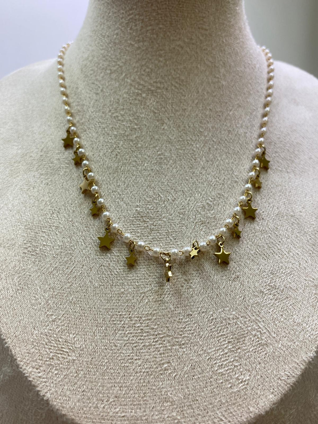 Collana perline e stelle