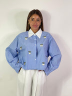 Camicia righe cherry