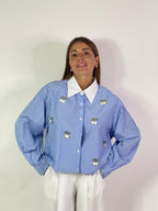 Camicia righe cherry