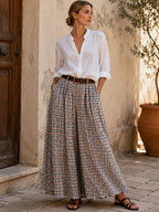 Pantalone Quadretti Leggeri