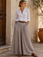 Pantalone Quadretti Leggeri