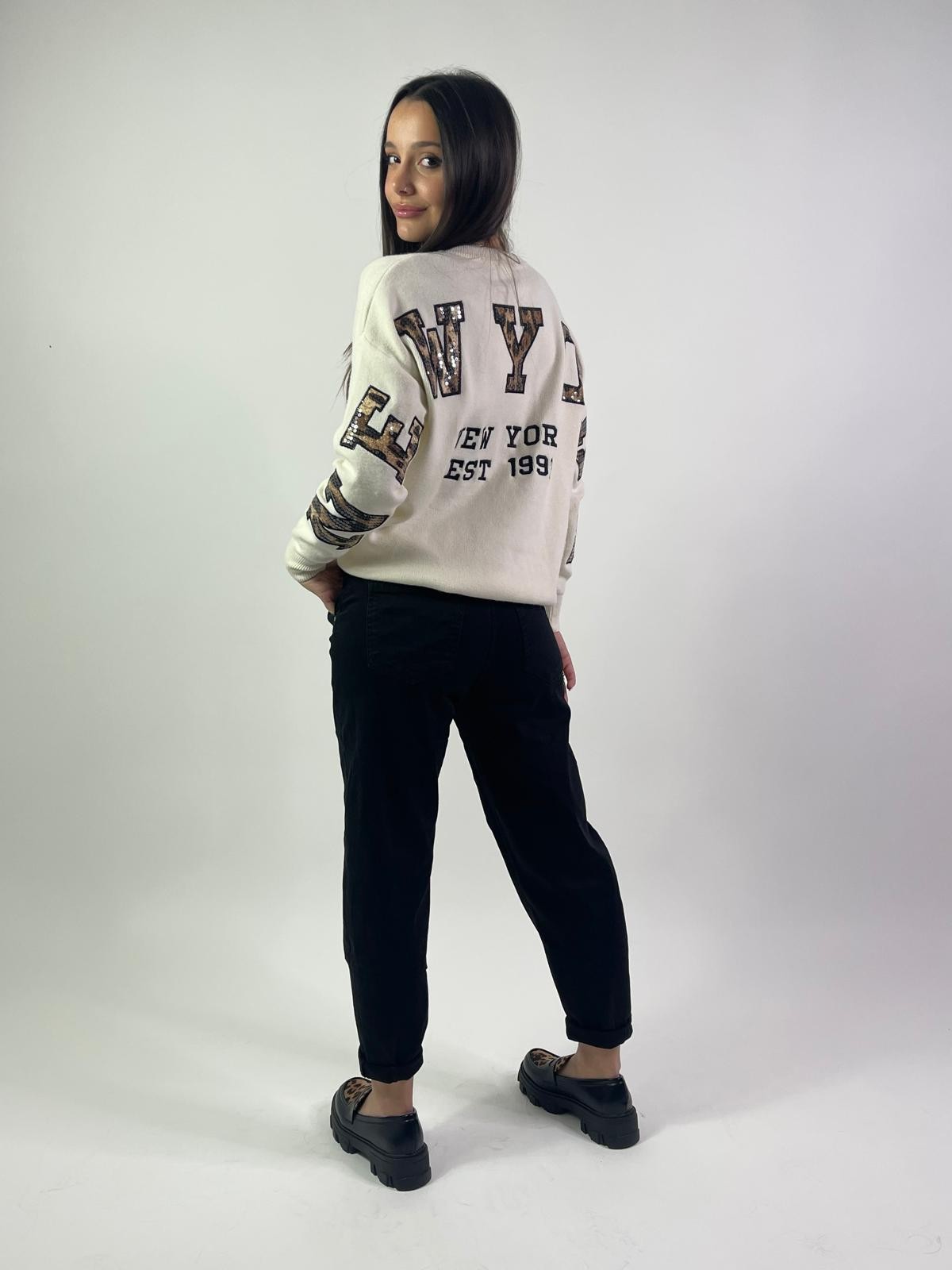 Jeans nero baloon fit