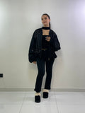 Jeans a Trombetta Sfrangiato