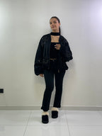 Jeans a Trombetta Sfrangiato