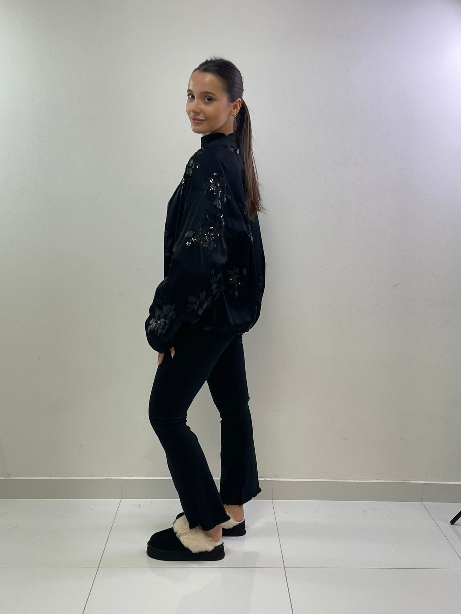 Jeans a Trombetta Sfrangiato