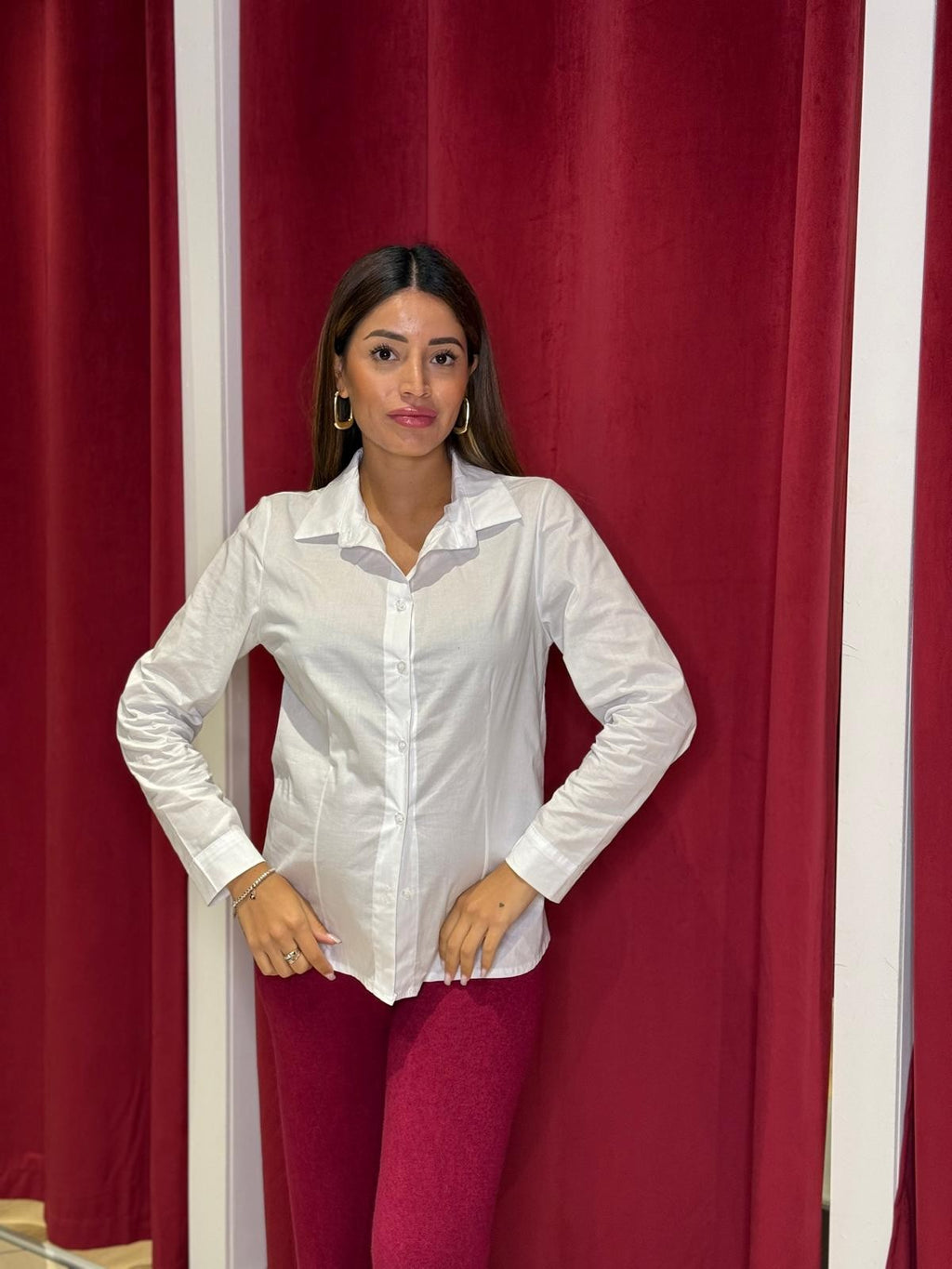 Camicia classica cotone