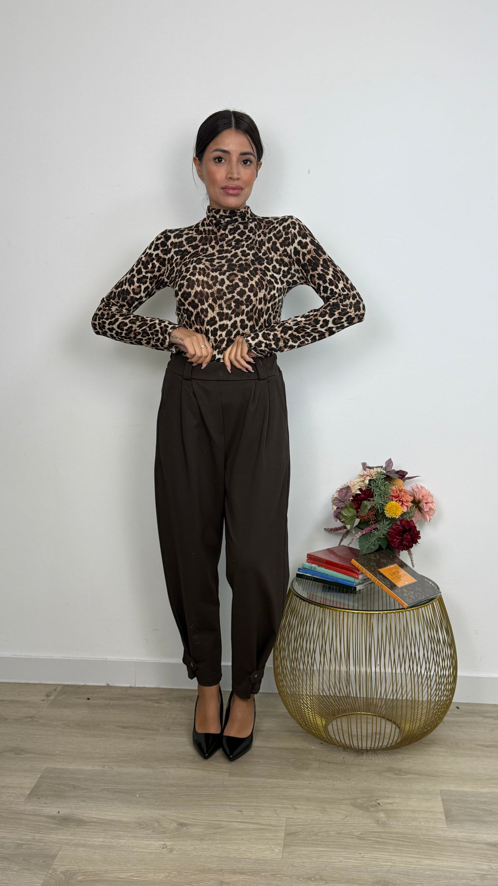 Pantalone Bottone alla Caviglia