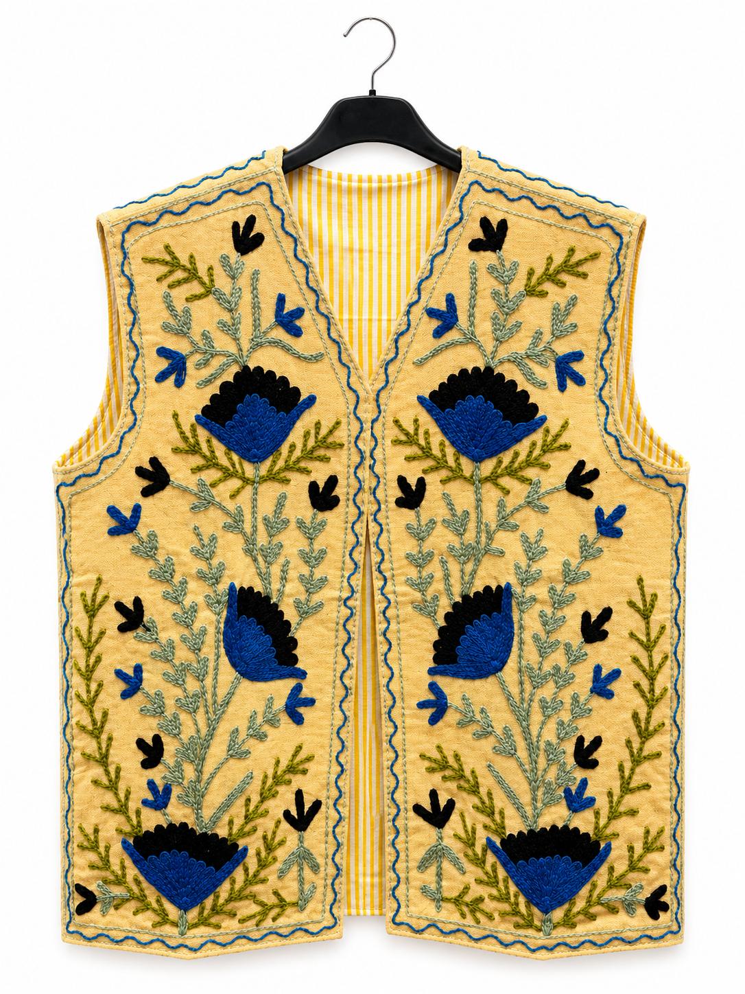 Gilet Etnico Ricamato