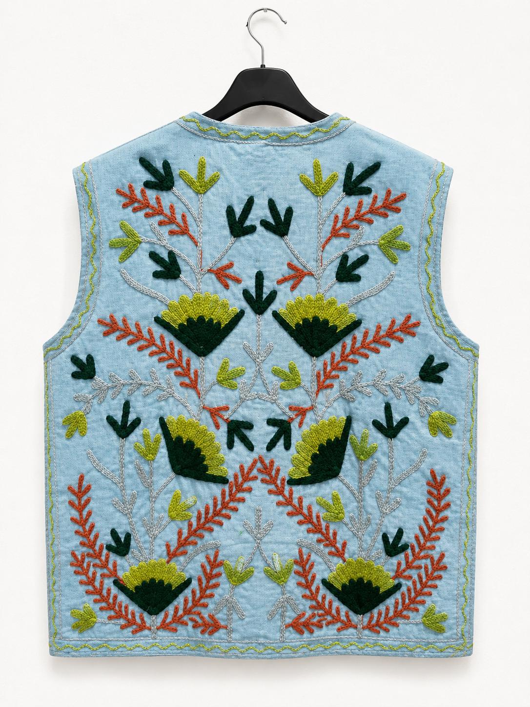 Gilet Etnico Ricamato