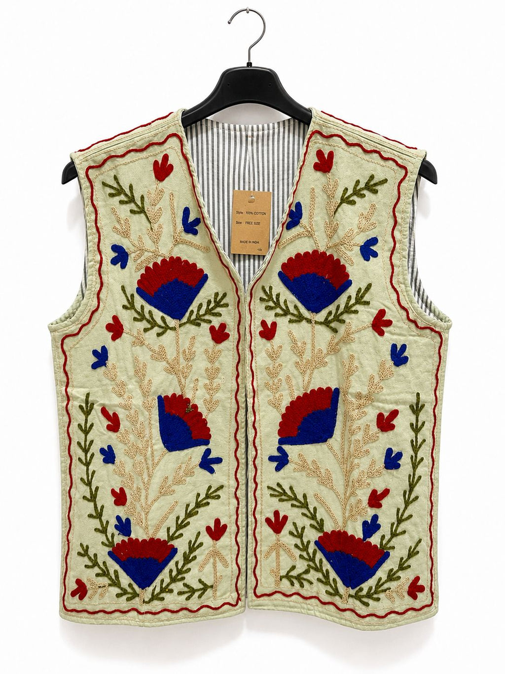 Gilet Etnico Ricamato