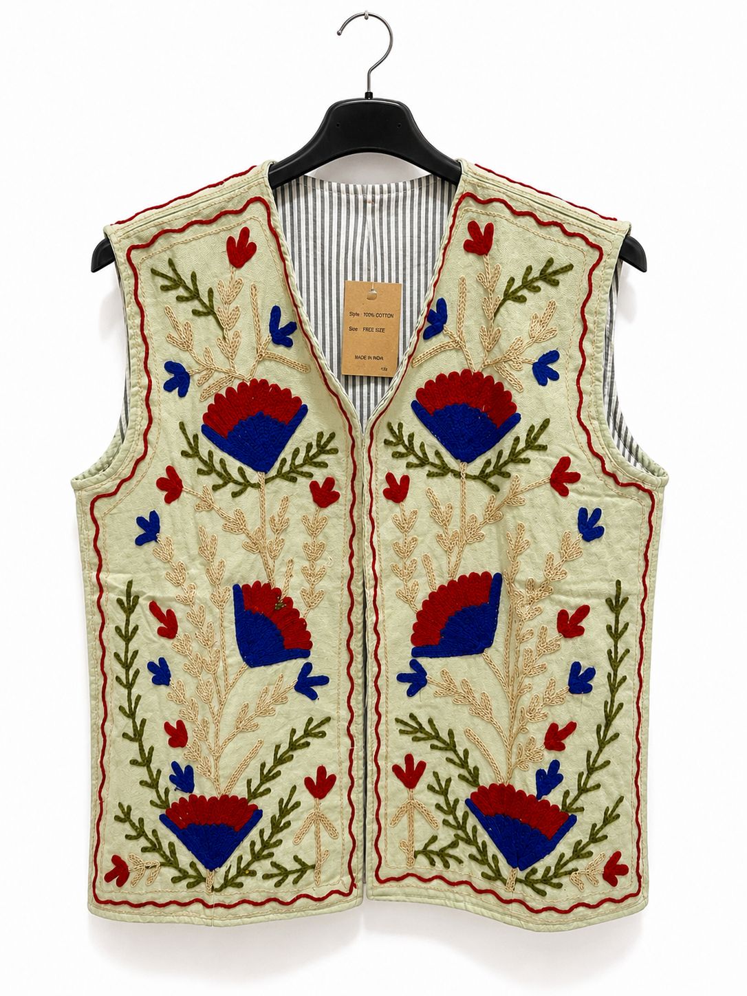Gilet Etnico Ricamato