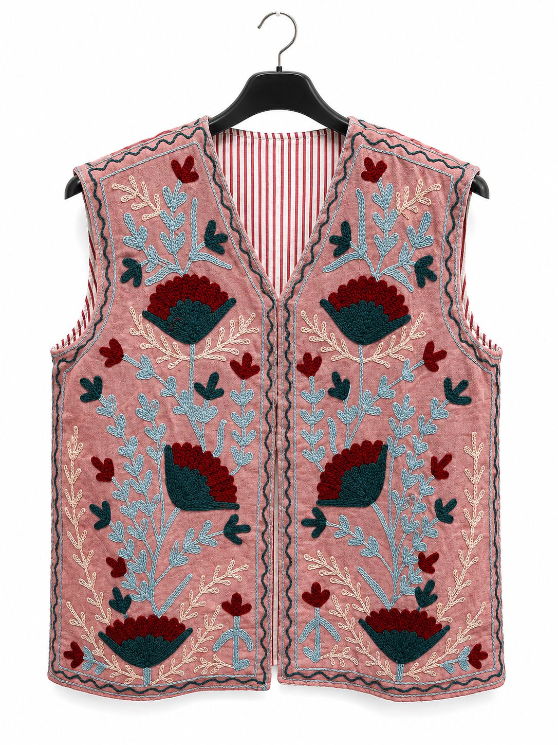 Gilet Etnico Ricamato