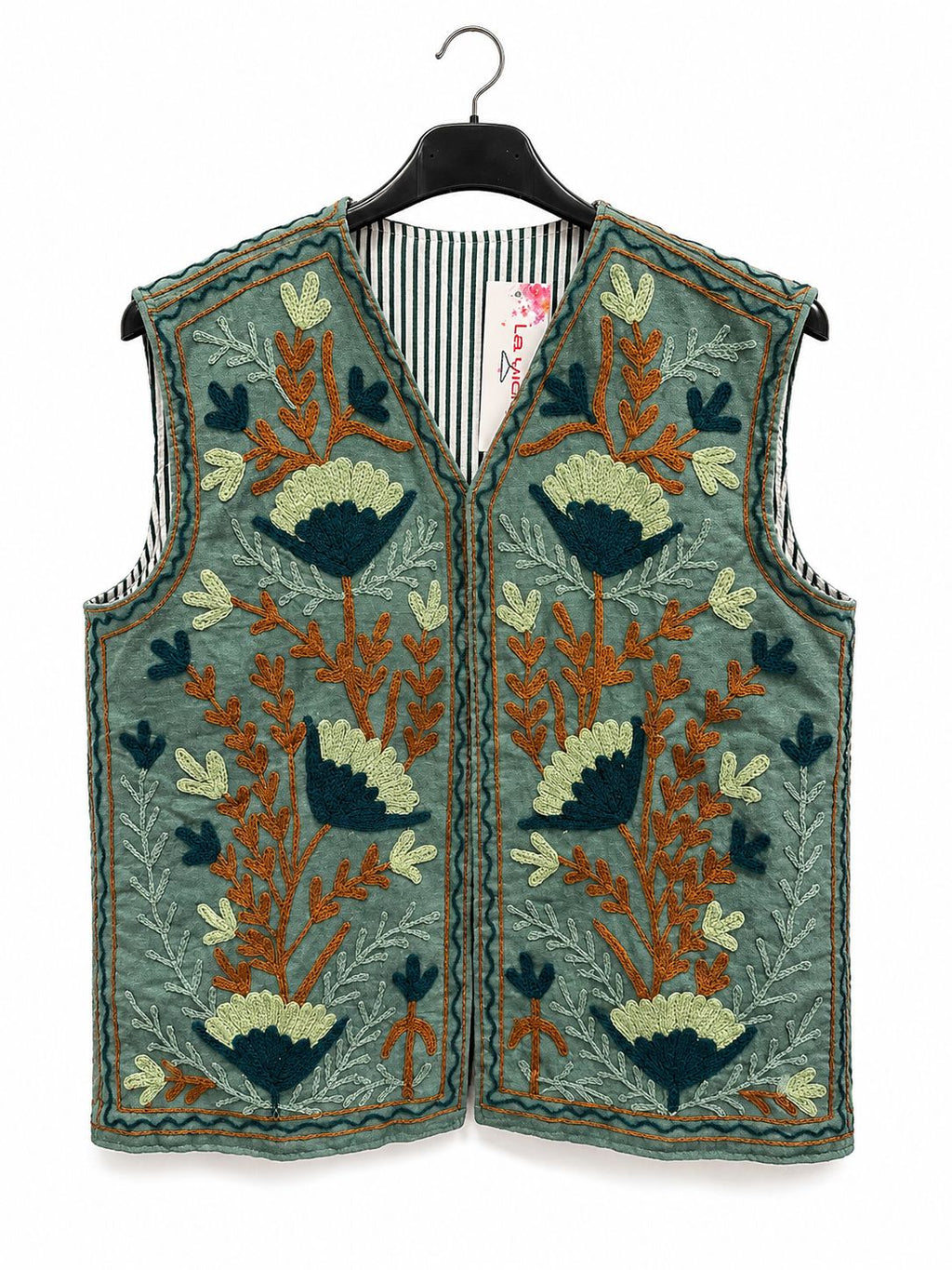 Gilet Etnico Ricamato