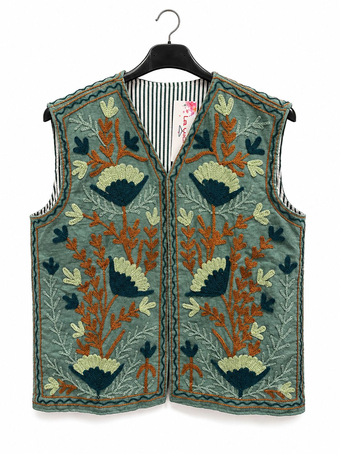 Gilet Etnico Ricamato