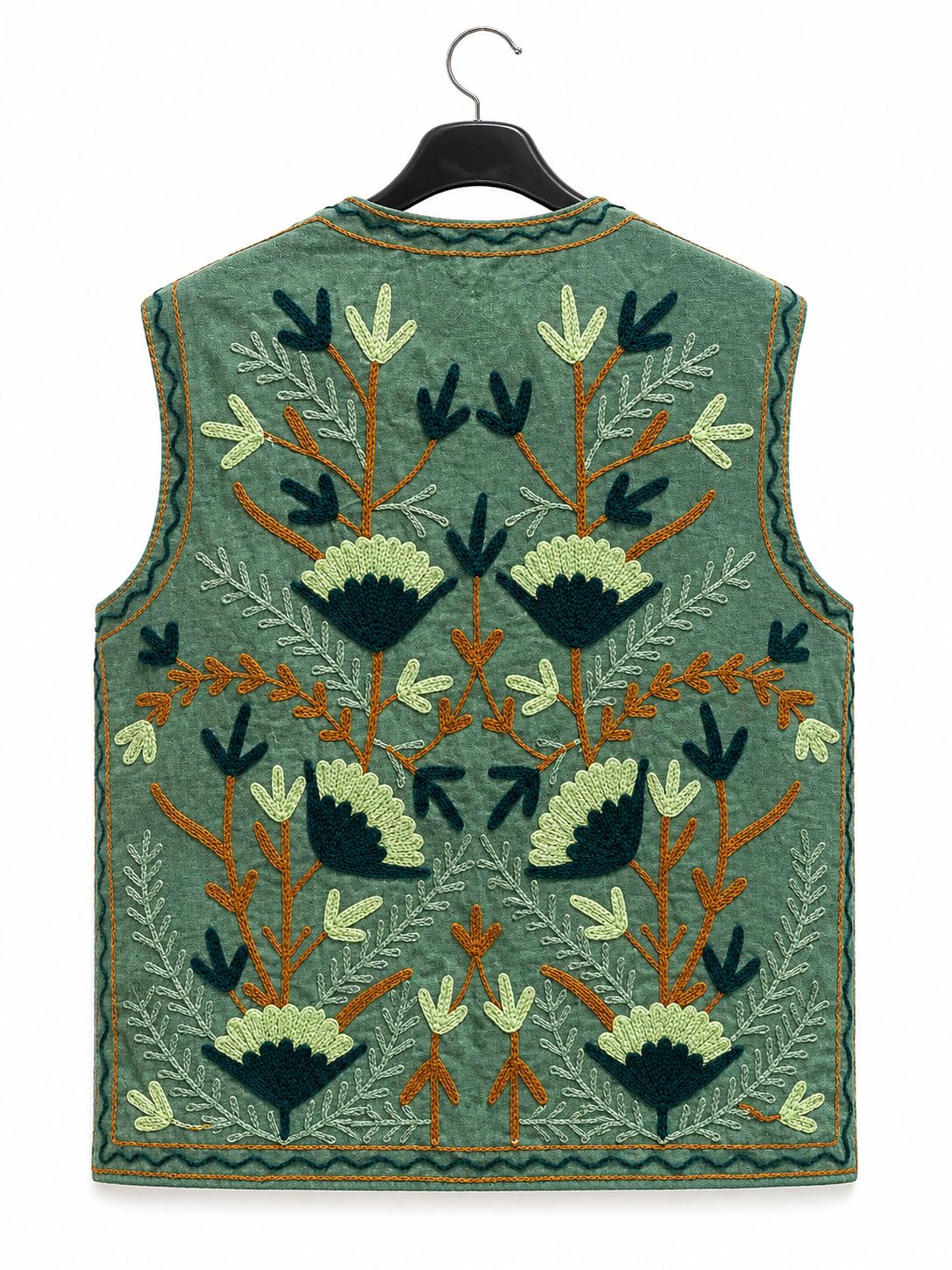 Gilet Etnico Ricamato