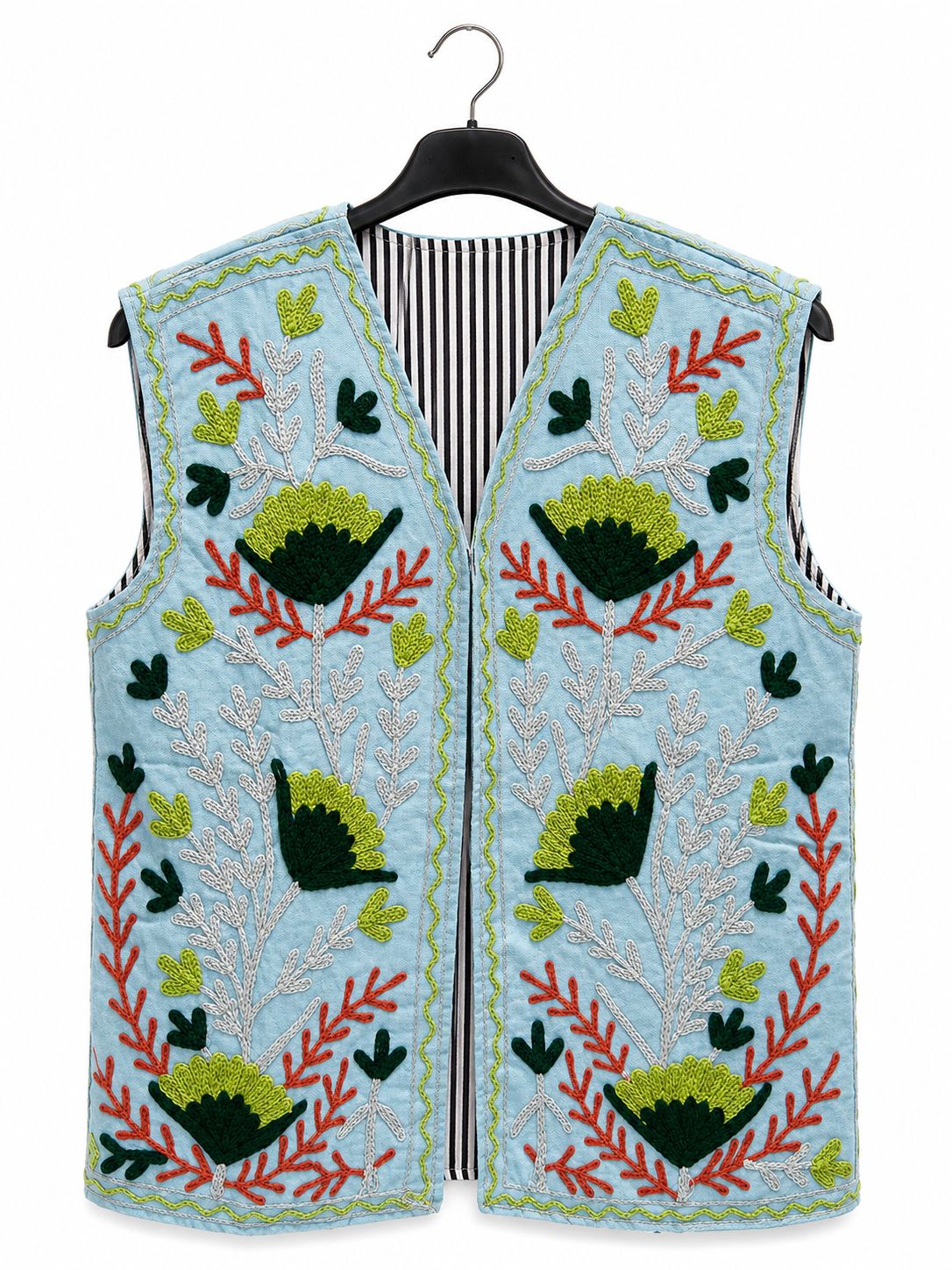 Gilet Etnico Ricamato