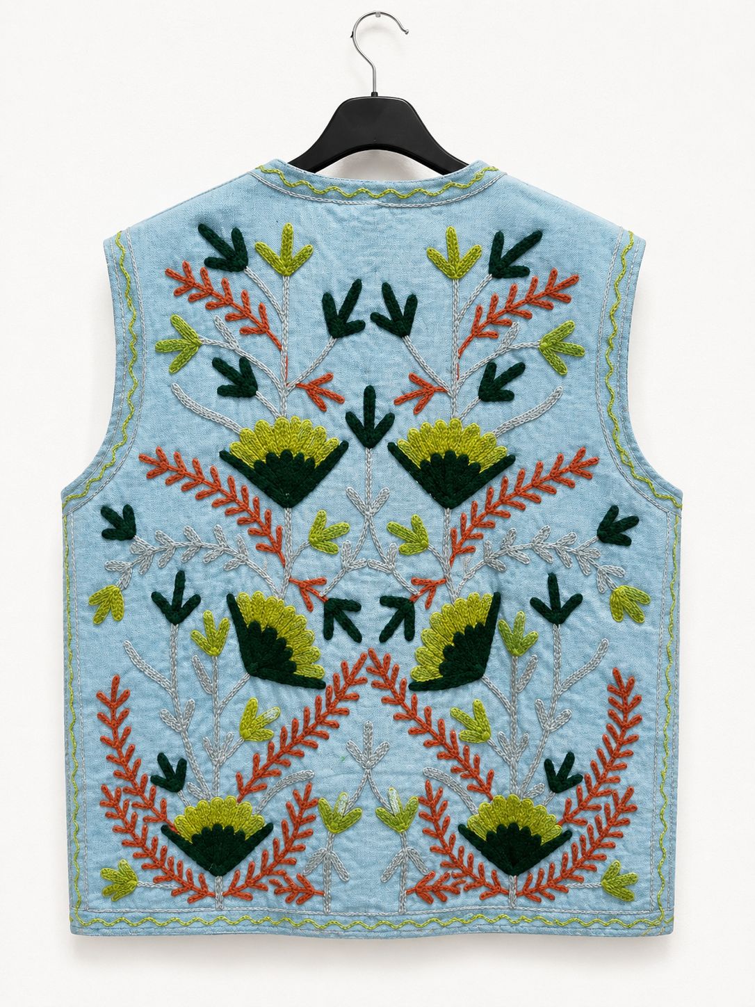 Gilet Etnico Ricamato