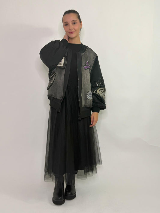 Gonna lunga in tulle