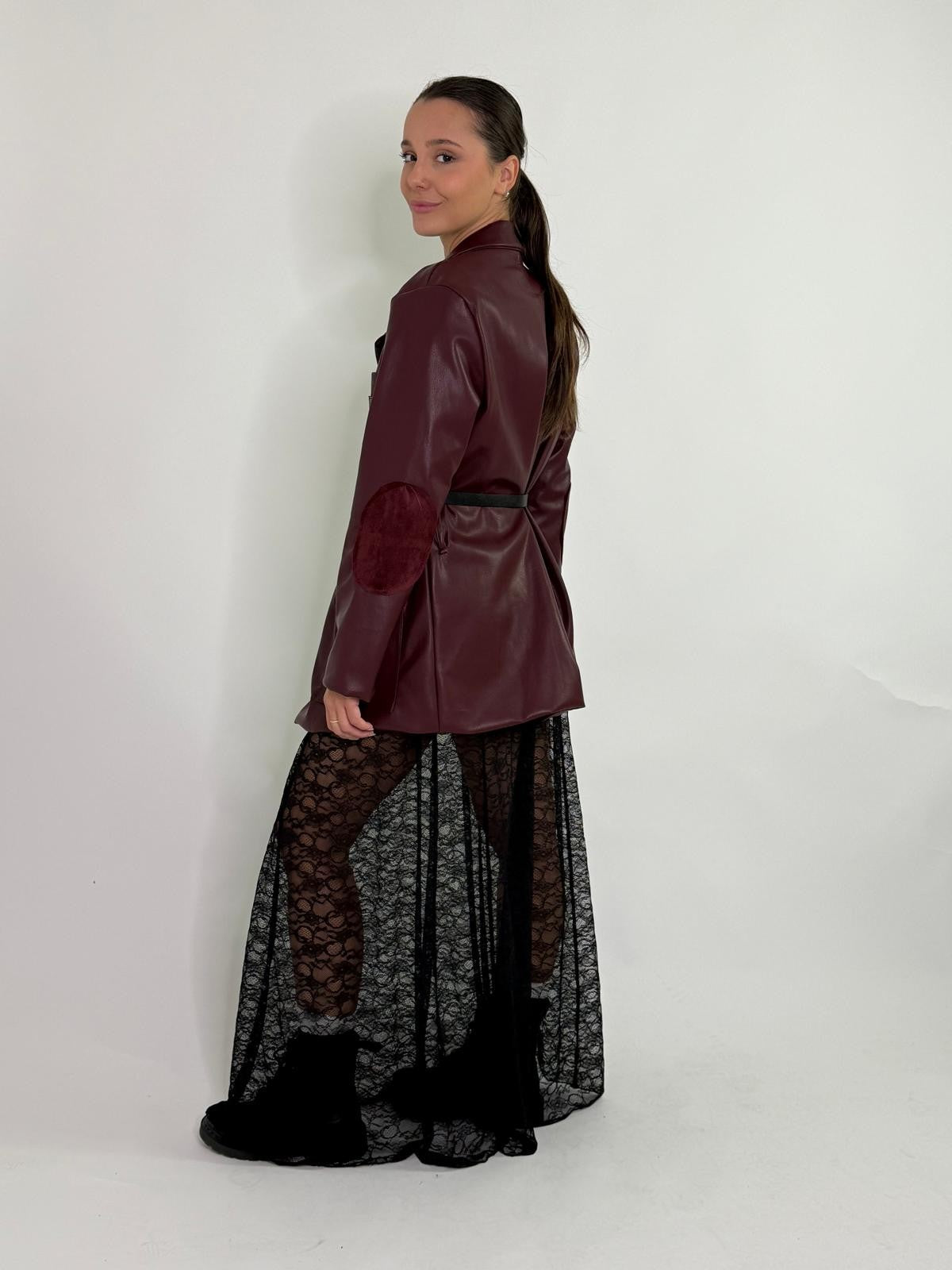 Giacca in ecopelle Royal