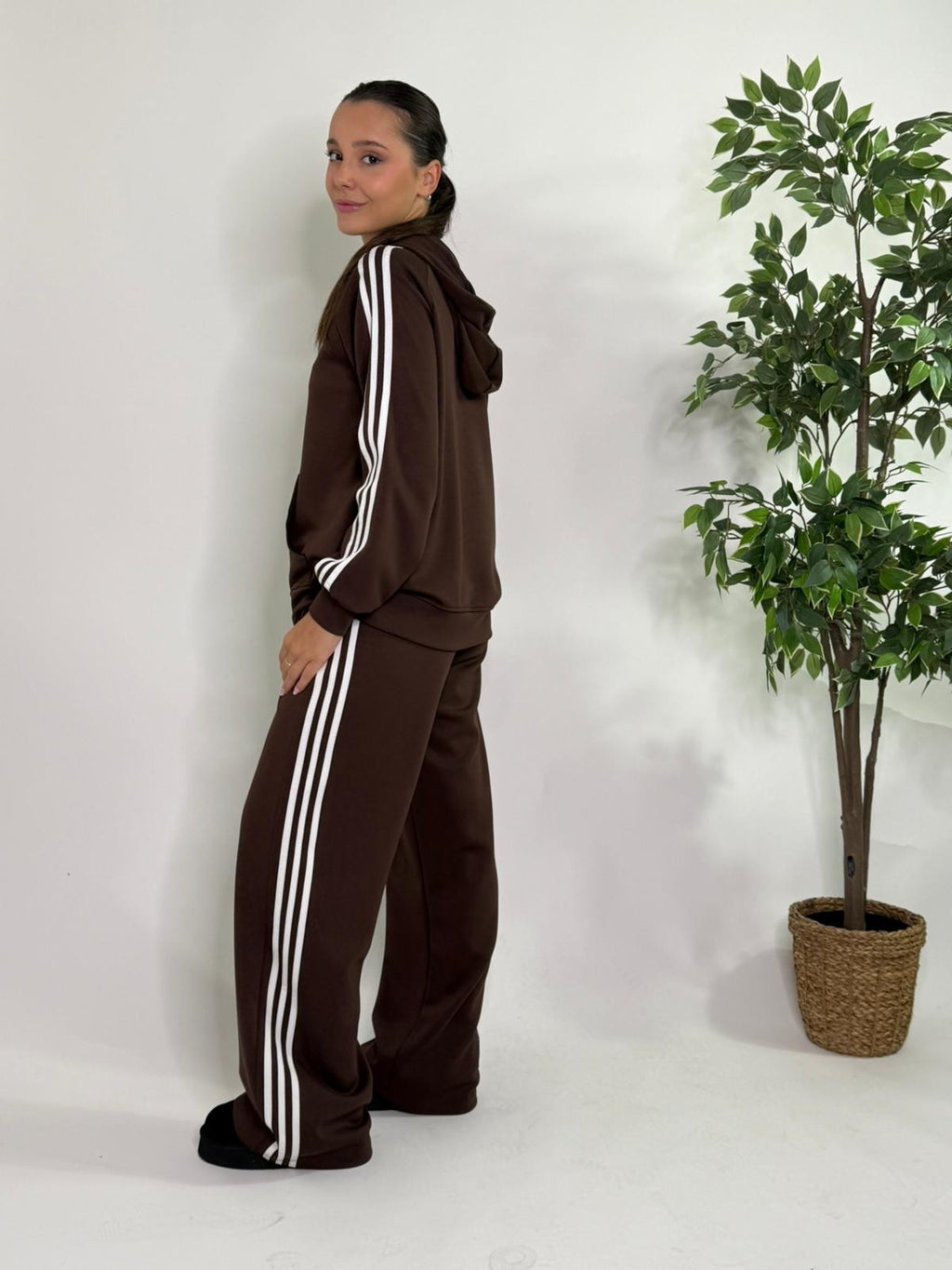 Pantalone tuta a righe