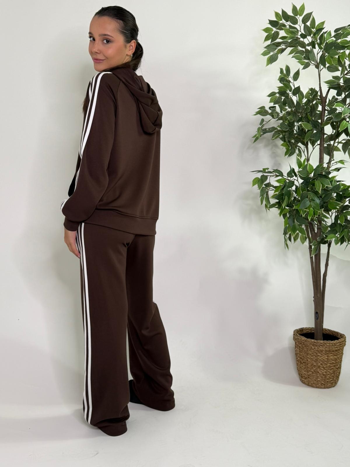 Pantalone tuta a righe