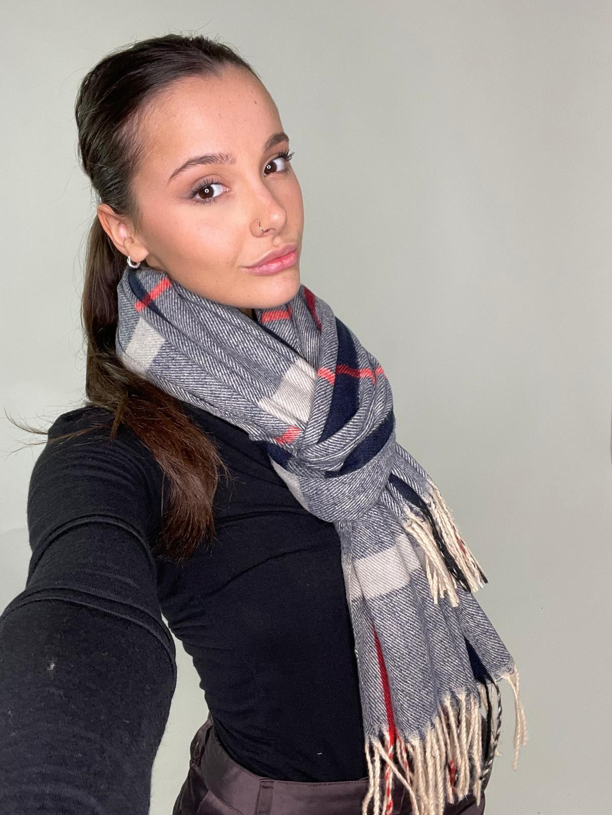 Sciarpa a quadri