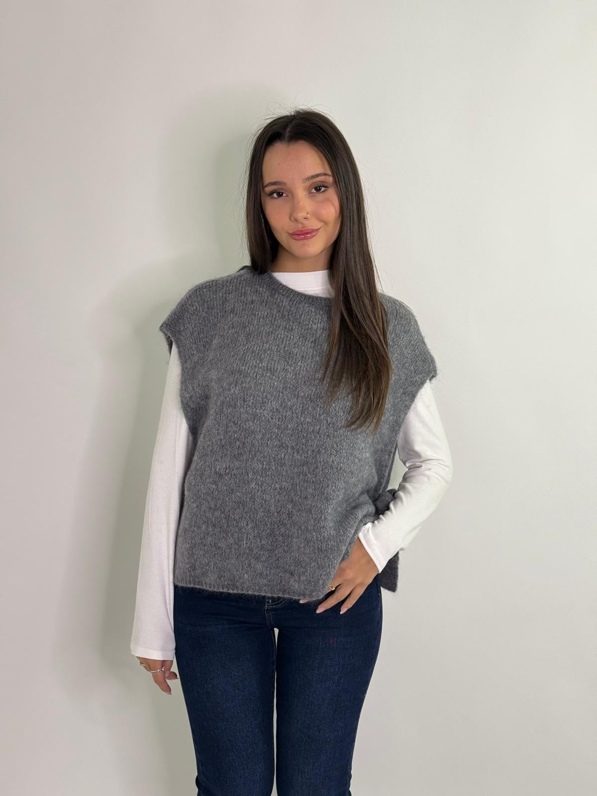 Gilet con i lacci