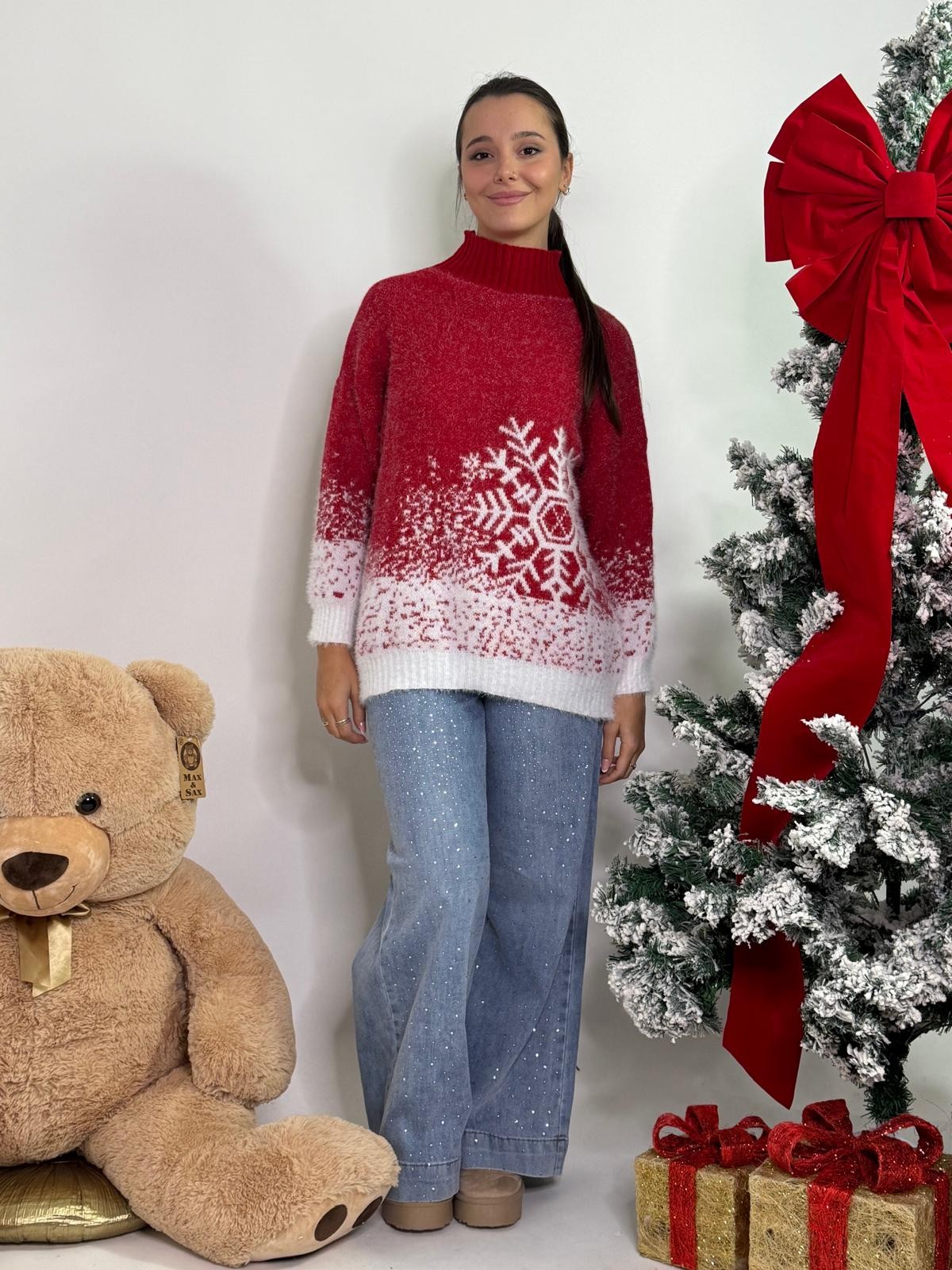 Maglione fiocco di neve