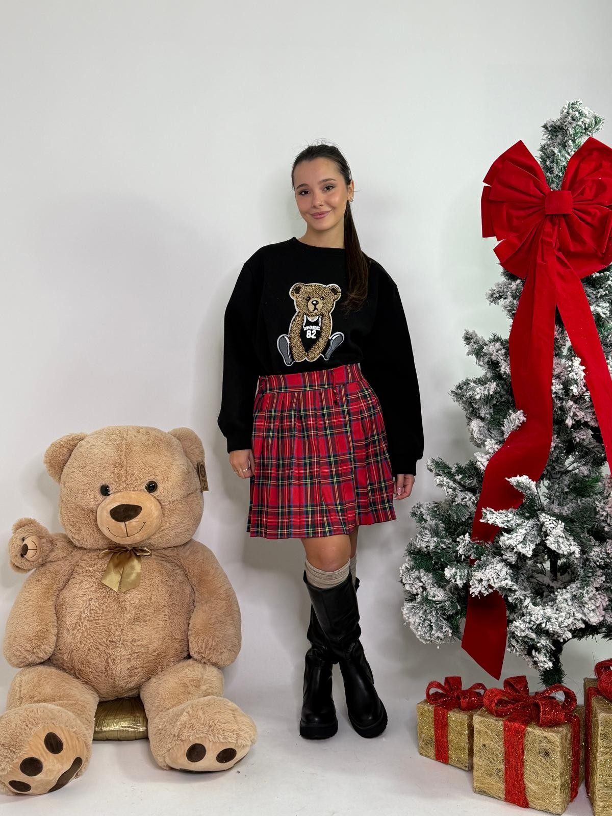 Gonna mini pussè scozzese