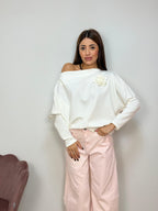 Maglia con Spilla Rose