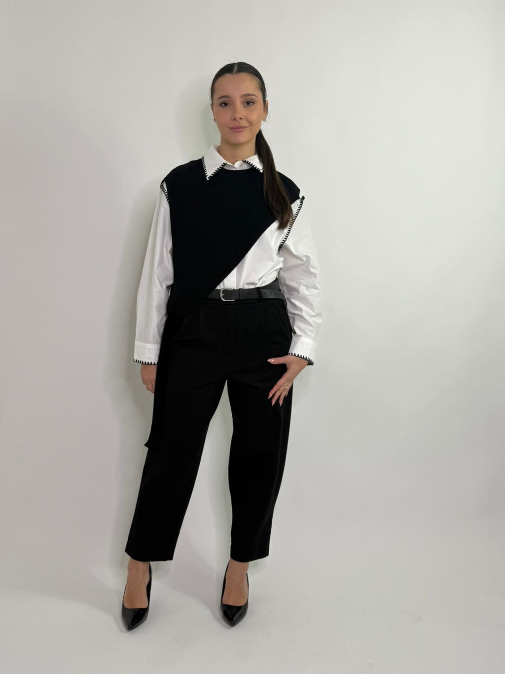 Gilet asimetrico