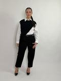 Gilet asimetrico
