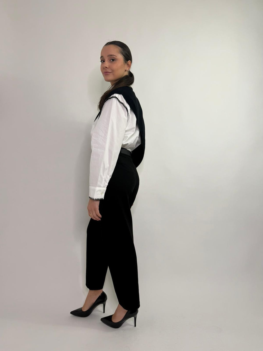 Gilet asimetrico