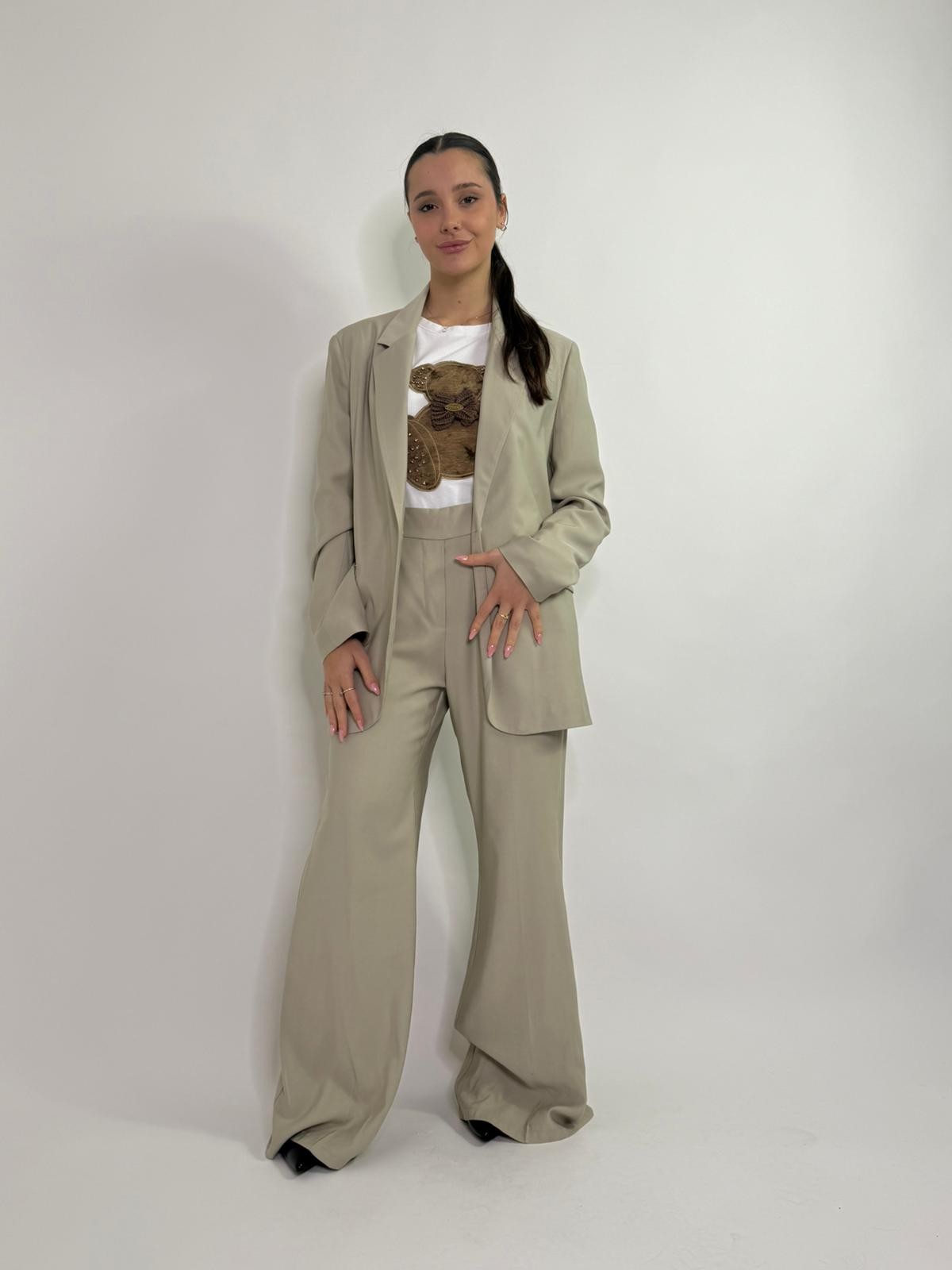 Giacca blazer classico con tasche