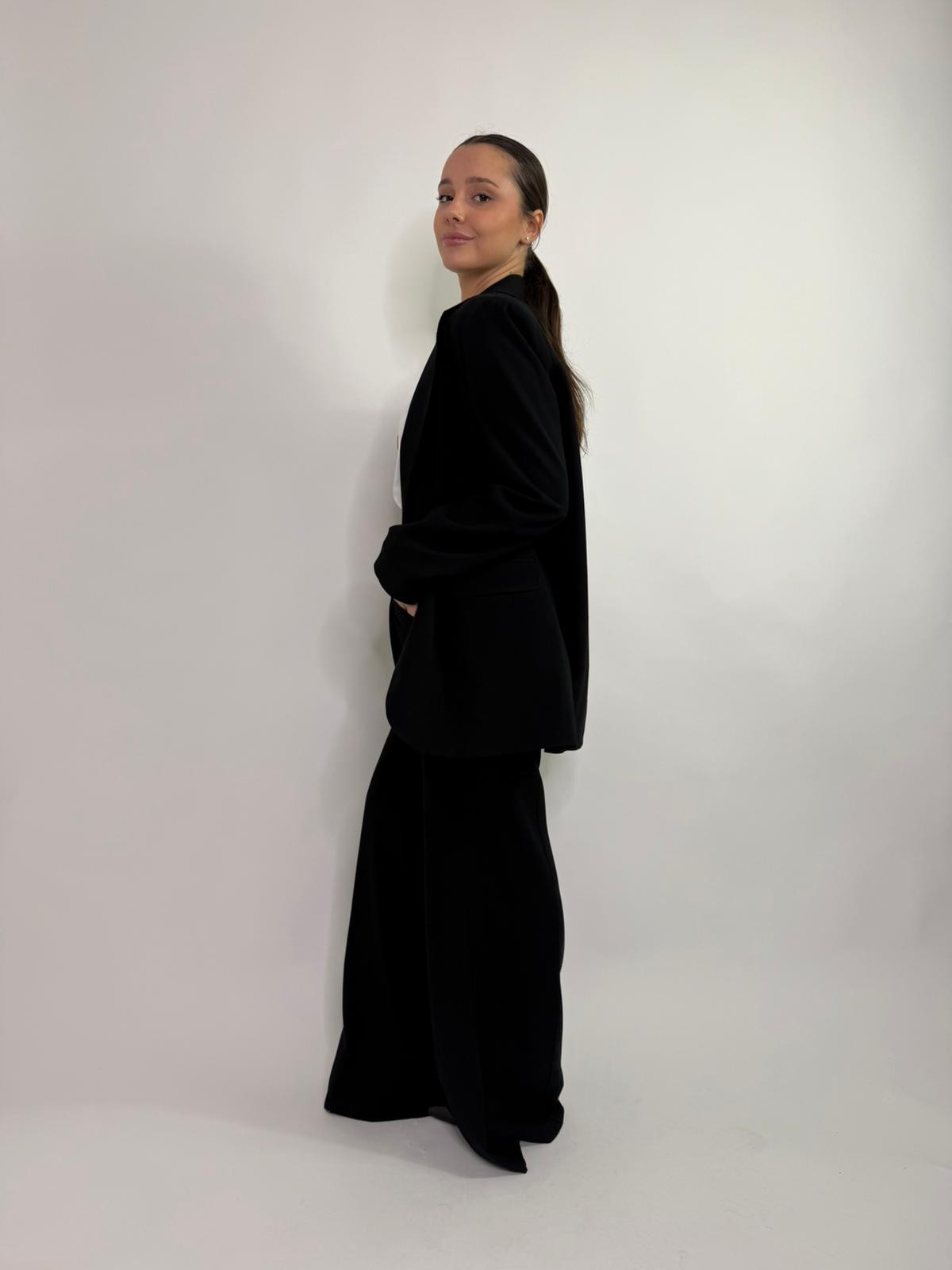 Giacca blazer classico con tasche