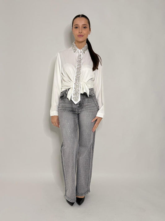 Camicia in raso elegante