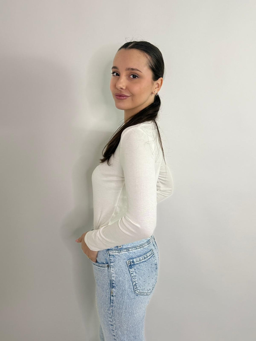 Maglia girocollo basic