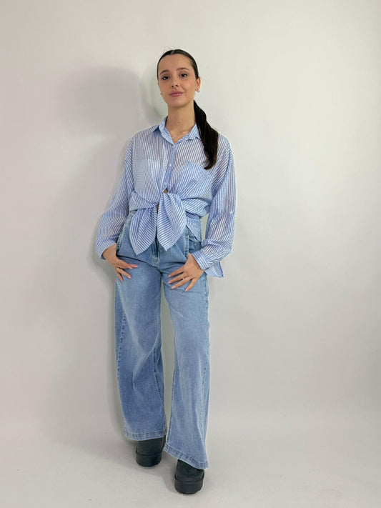 Jeans a palazzo