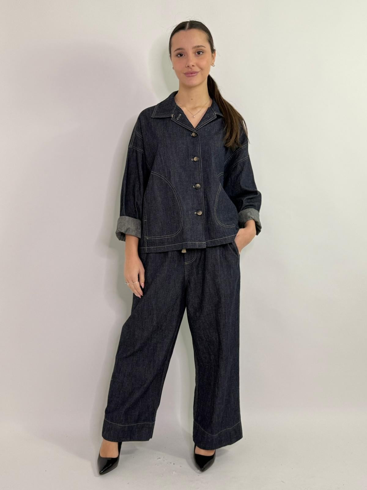 Pantalone con elastico in vita Wendy Trendy