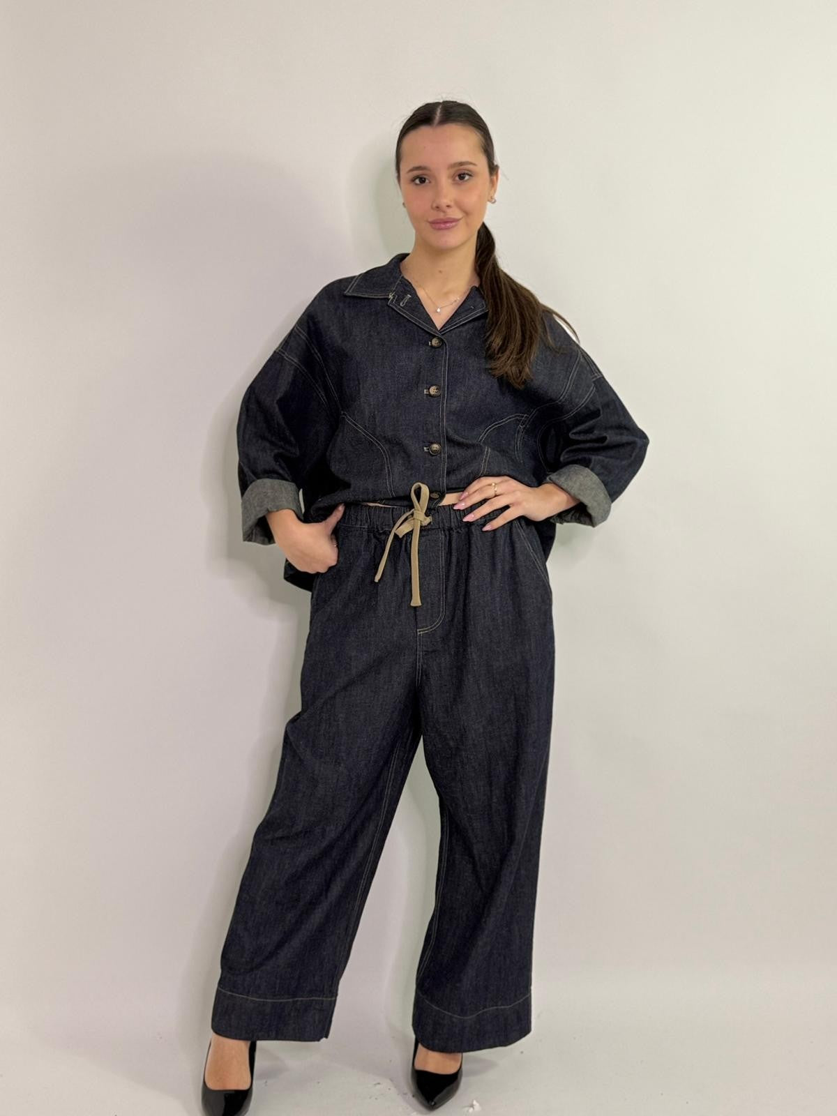 Pantalone con elastico in vita Wendy Trendy