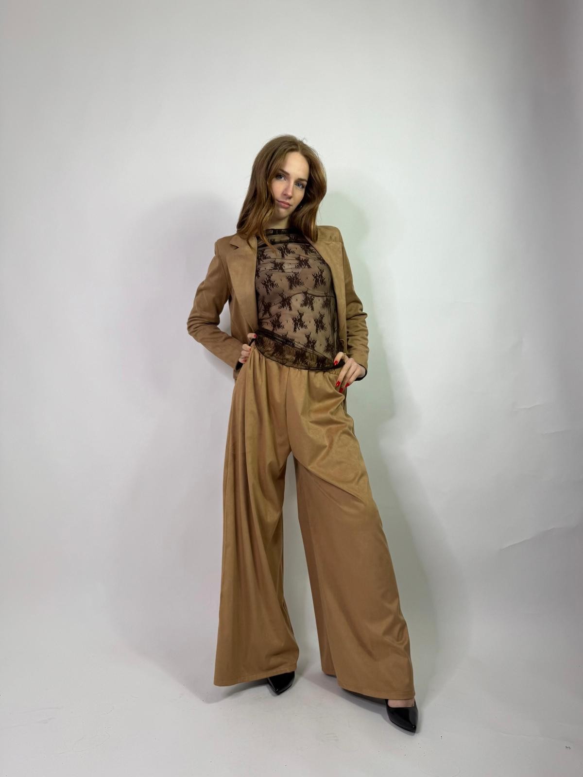 Pantalone in camoscio