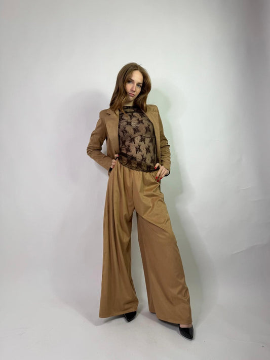 Pantalone in camoscio