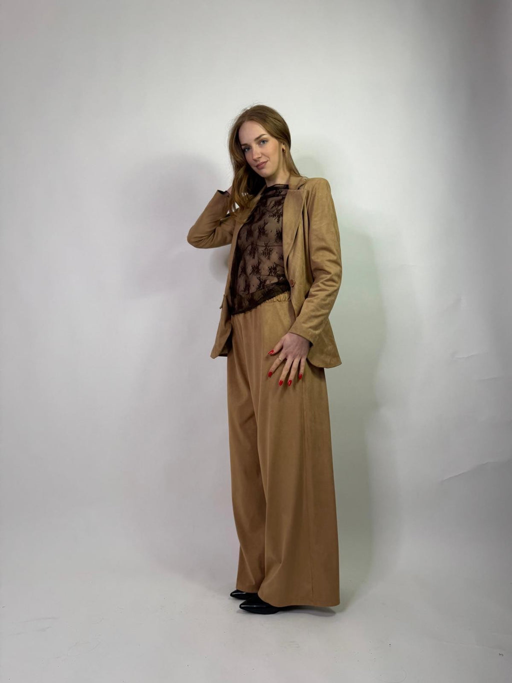 Pantalone in camoscio
